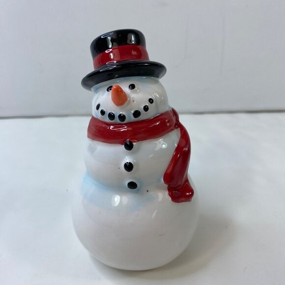 Publix 2004 Snowman Salt & Pepper Shaker Set Holiday Snowfolk Vintage - Picture 7 of 11